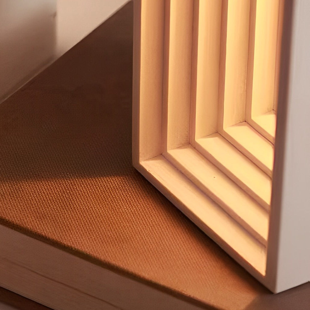 Nordic USB Concrete LED Rectangle Table Lamp - Modern Minimalist Lighting for Home and Office Decor