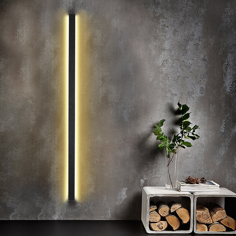Long Linear LED Waterproof Minimalist Outdoor Wall Light