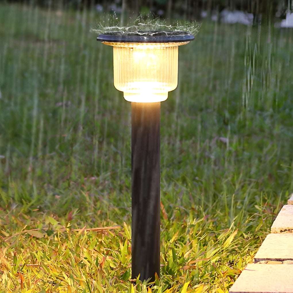 Modern Matte Black Solar LED Pathway Lights - Adjustable Brightness Outdoor Lighting  

Illuminate your outdoor spaces with our sleek modern matte black solar LED pathway lights. Featuring adjustable brightness settings, these energy-efficient lights prov