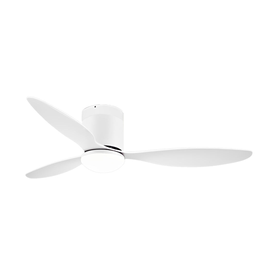3 Blades Mute LED Dimmable Ceiling Fan with Remote Control, Modern Light Fixture