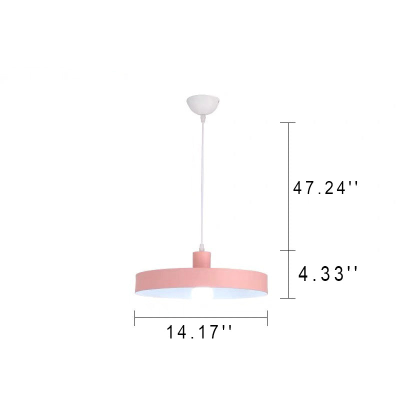 Modern Nordic Macaron 1-Light Pendant Light - Stylish Ceiling Fixture for Contemporary Decor