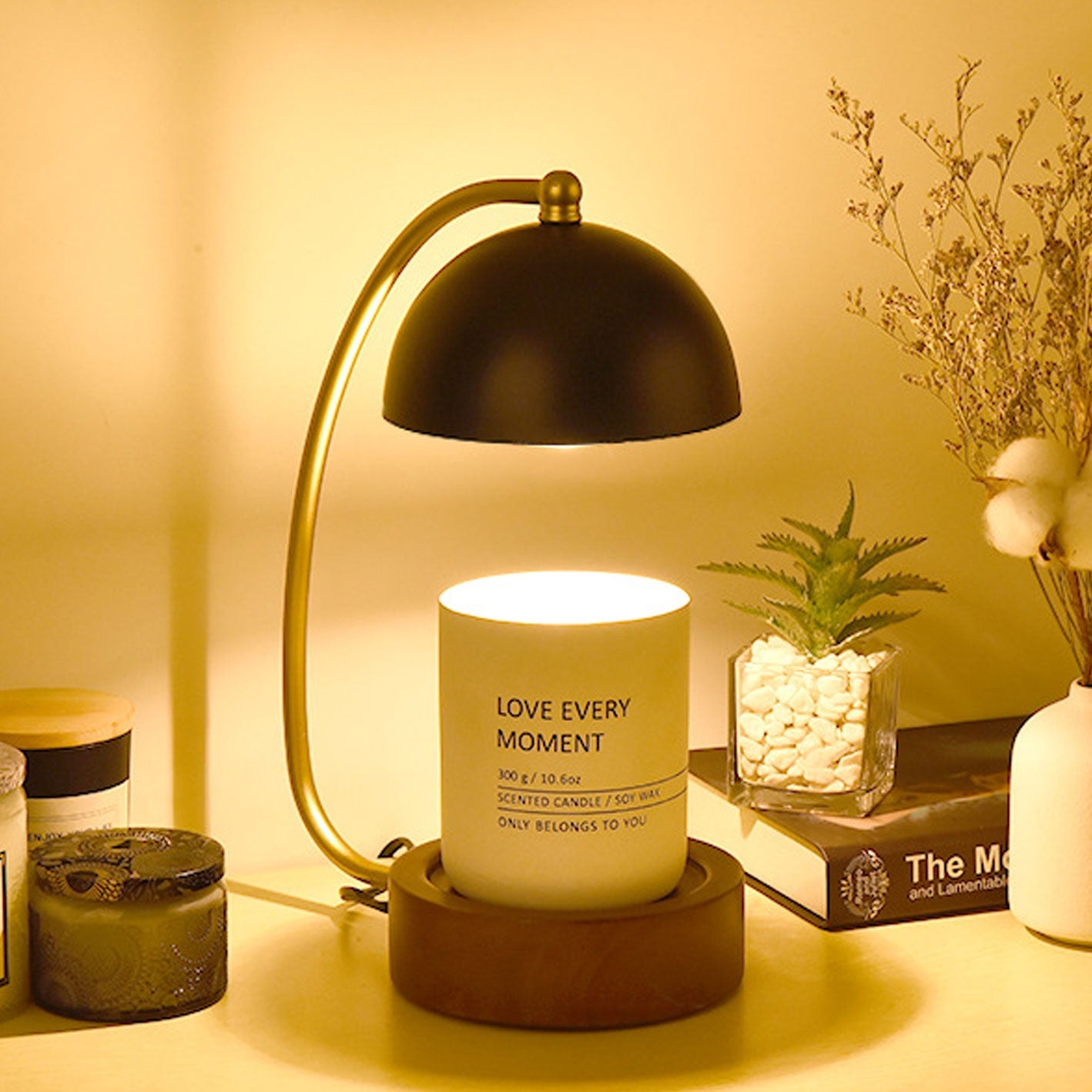 Japanese Creative Timing Dimming Melting Wax Table Lamp