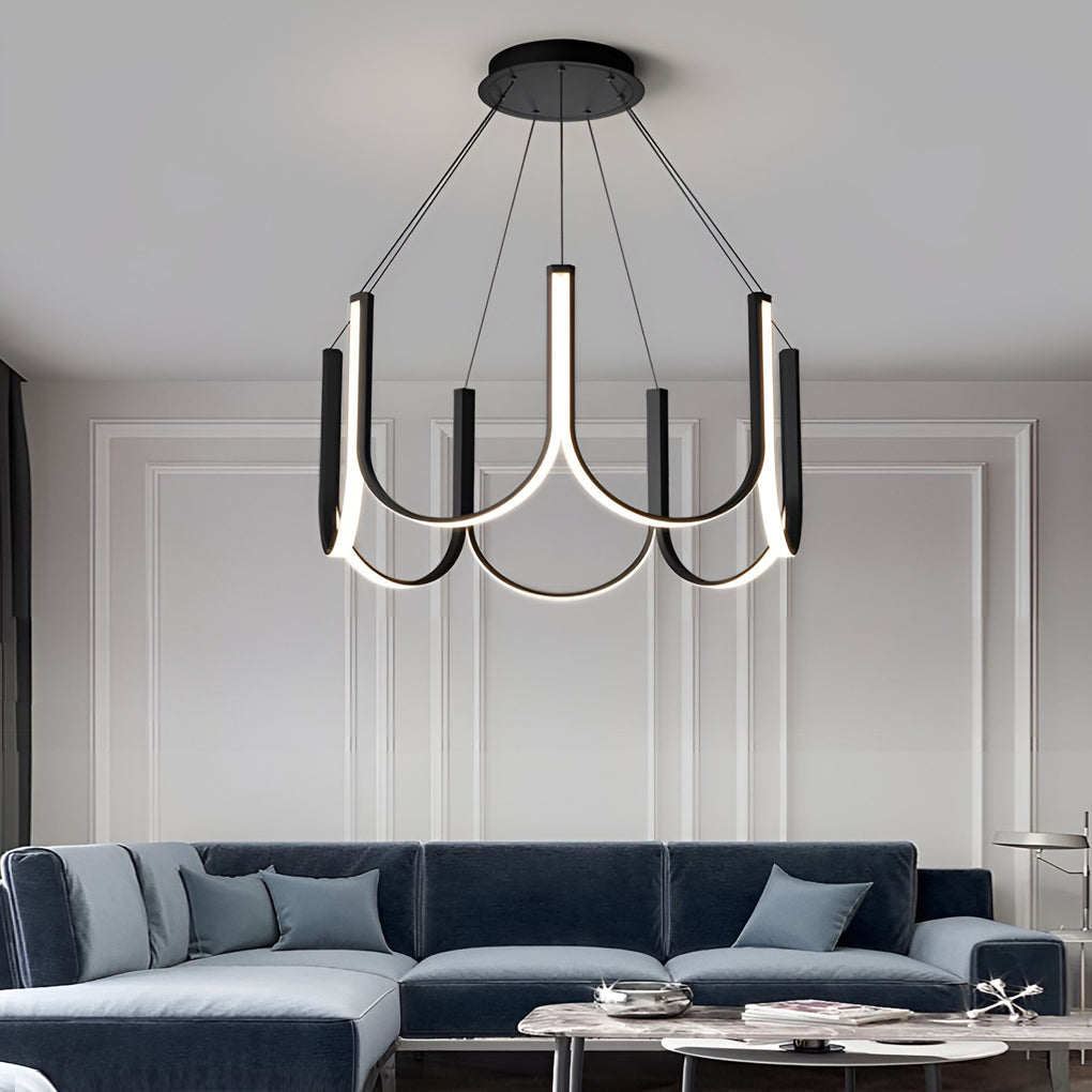Minimalist LED Dimming Nordic Chandelier Ceiling Lamp
