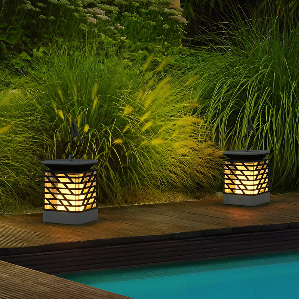 Portable Intelligent Solar LED Outdoor Lights - Waterproof Light Sensing Lamps for Gardens and Patios