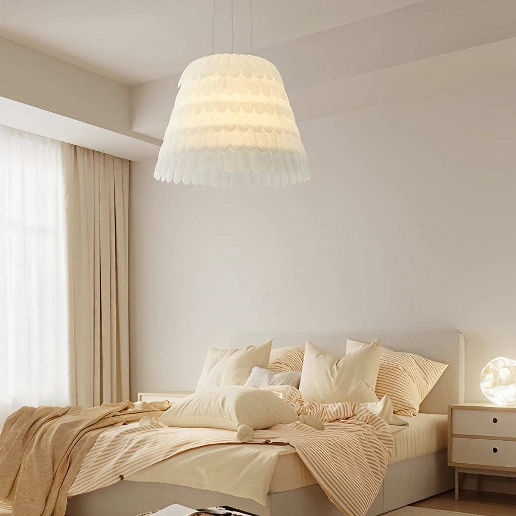 Acrylic Feathers Modern Dimming Chandelier Light