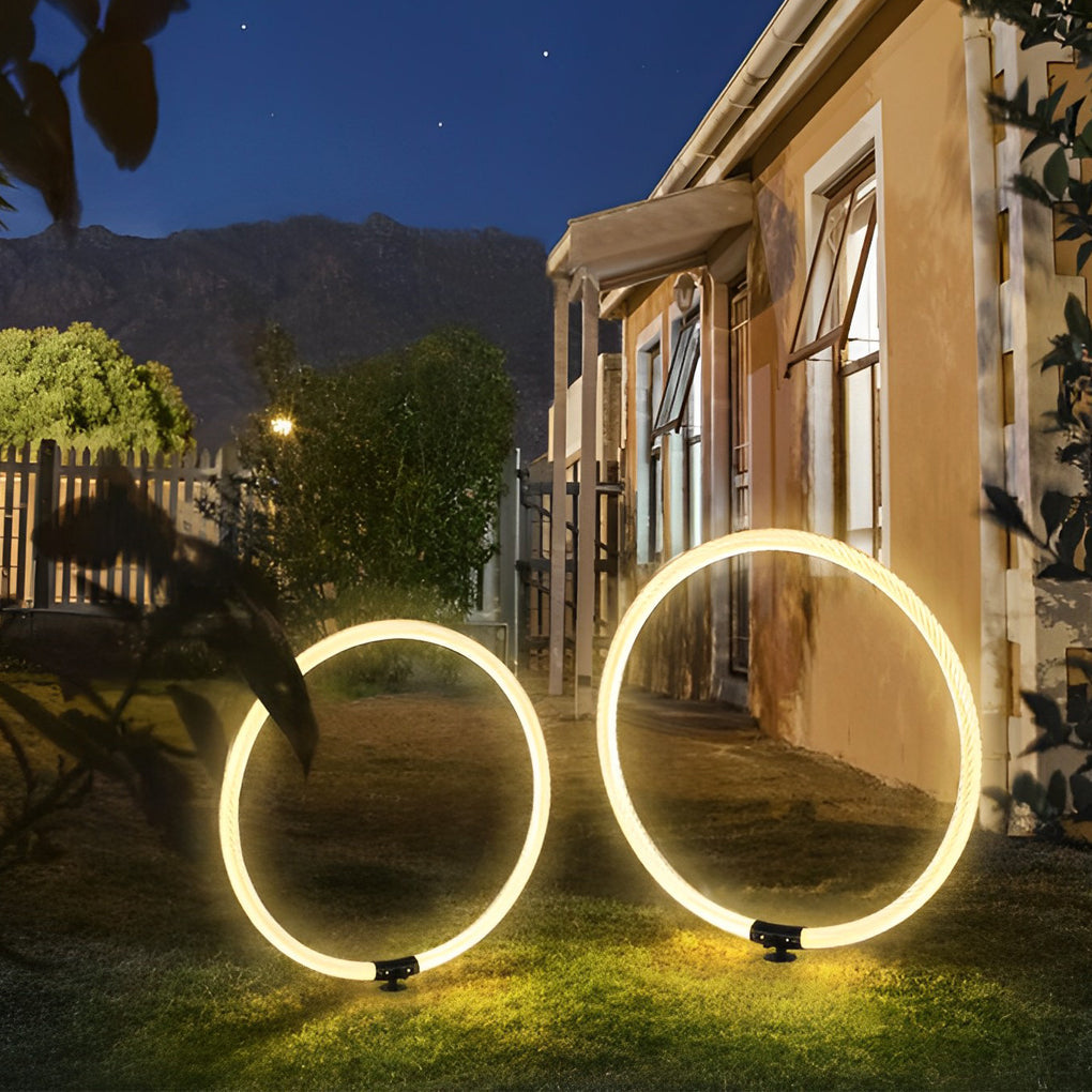 Sleek Waterproof LED Lawn Lamp - Modern Landscape Lighting