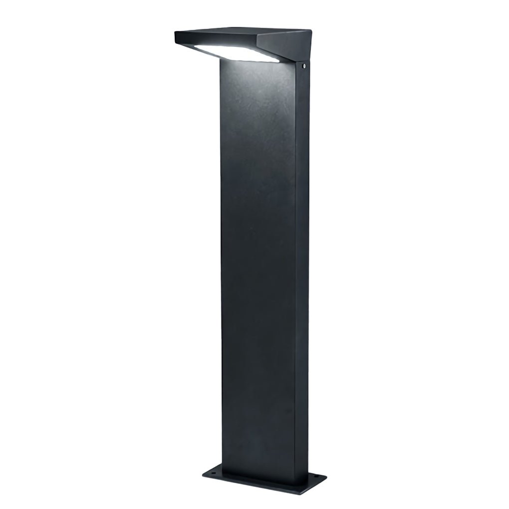 L Bollard Light Low Voltage Solar LED Outdoor Landscape Lighting