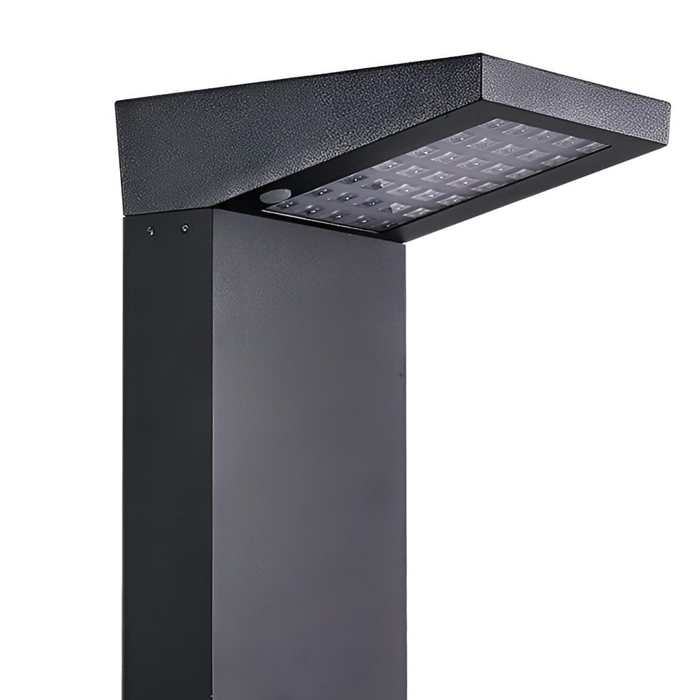 L Bollard Light Low Voltage Solar LED Outdoor Landscape Lighting