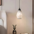 7.87" Alabaster Pendant Light - 1-Light Kitchen Island Fixture, Modern Lighting