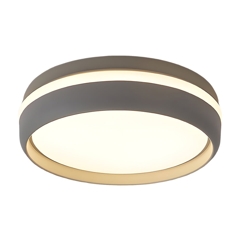 7.9-Inch LED Flush Mount Ceiling Light - Acrylic Round Lighting for Bedroom