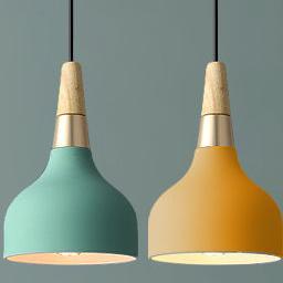 Modern Macaron Disc 1-Light Pendant Light - Creative Ceiling Fixture for Home Decor