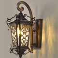 European Palace Outdoor Waterproof Wall Sconce Lamp - 1-Light Decorative Fixture for Gardens and Patios