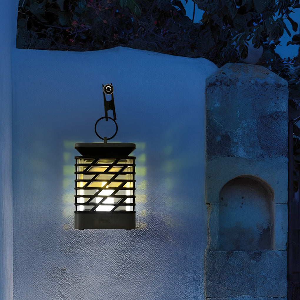 Portable Intelligent Solar LED Outdoor Lights - Waterproof Light Sensing Lamps for Gardens and Patios