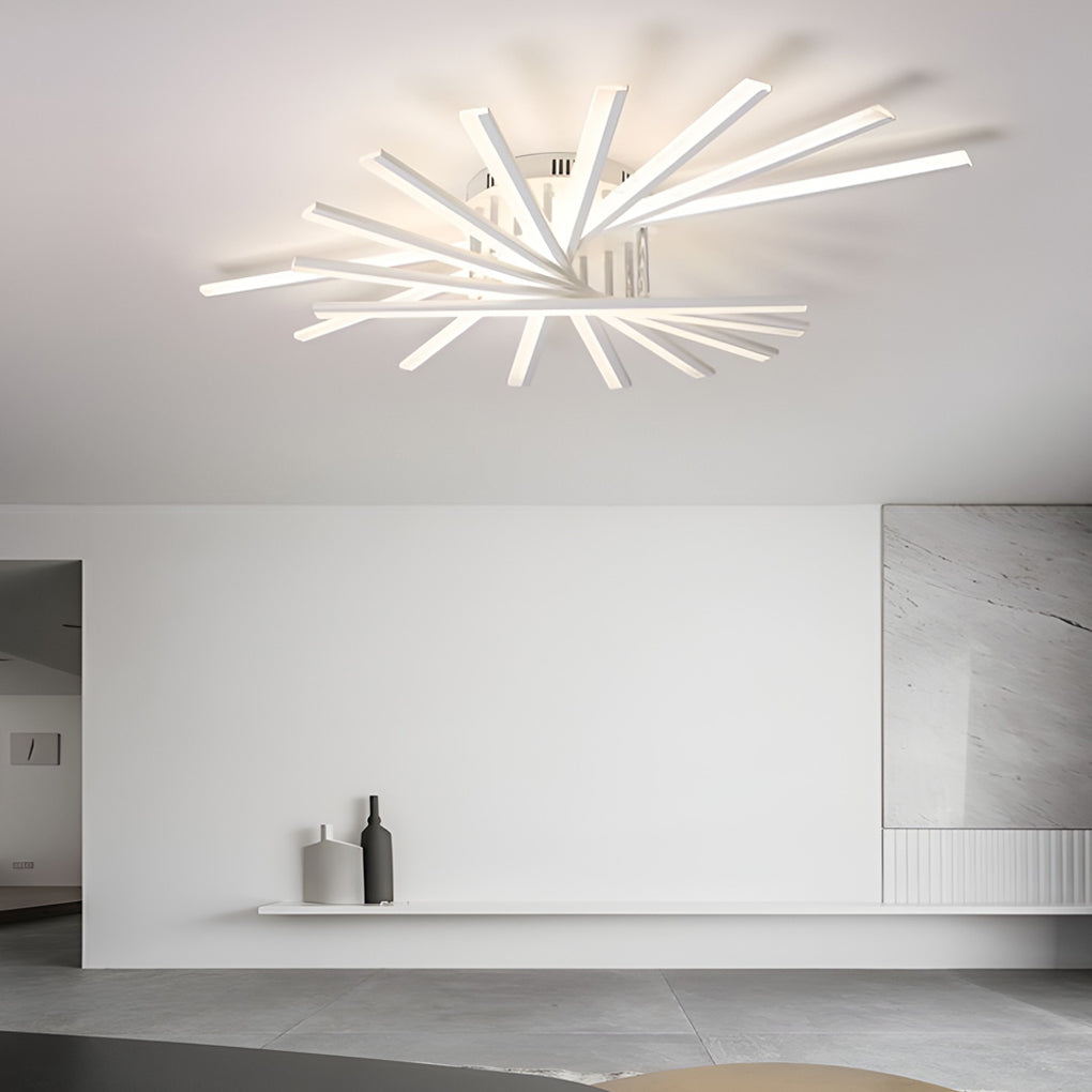 Stepless Dimming LED Nordic Ceiling Light Chandelier