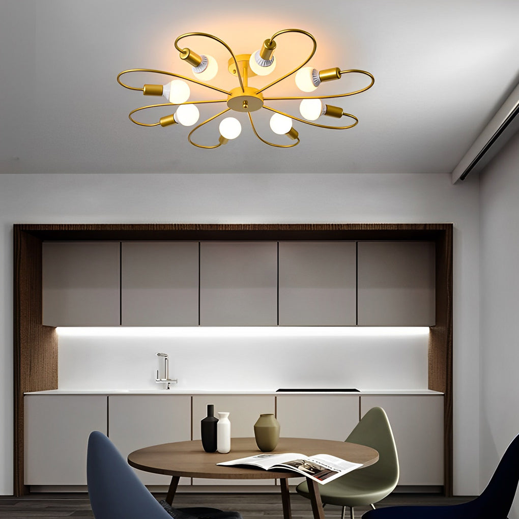 Simple Iron Flower Nordic Ceiling Light Fixture  

Enhance your Nordic bedroom with this elegant simple iron flower ceiling light fixture. Perfect for creating a cozy atmosphere, this modern lighting solution combines functionality and style. Ideal for mi