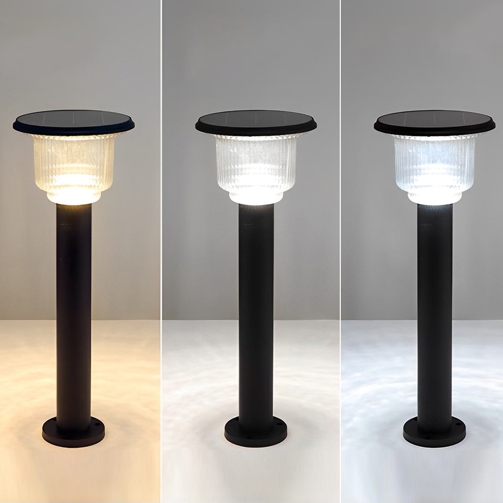Modern Matte Black Solar LED Pathway Lights - Adjustable Brightness Outdoor Lighting  

Illuminate your outdoor spaces with our sleek modern matte black solar LED pathway lights. Featuring adjustable brightness settings, these energy-efficient lights prov