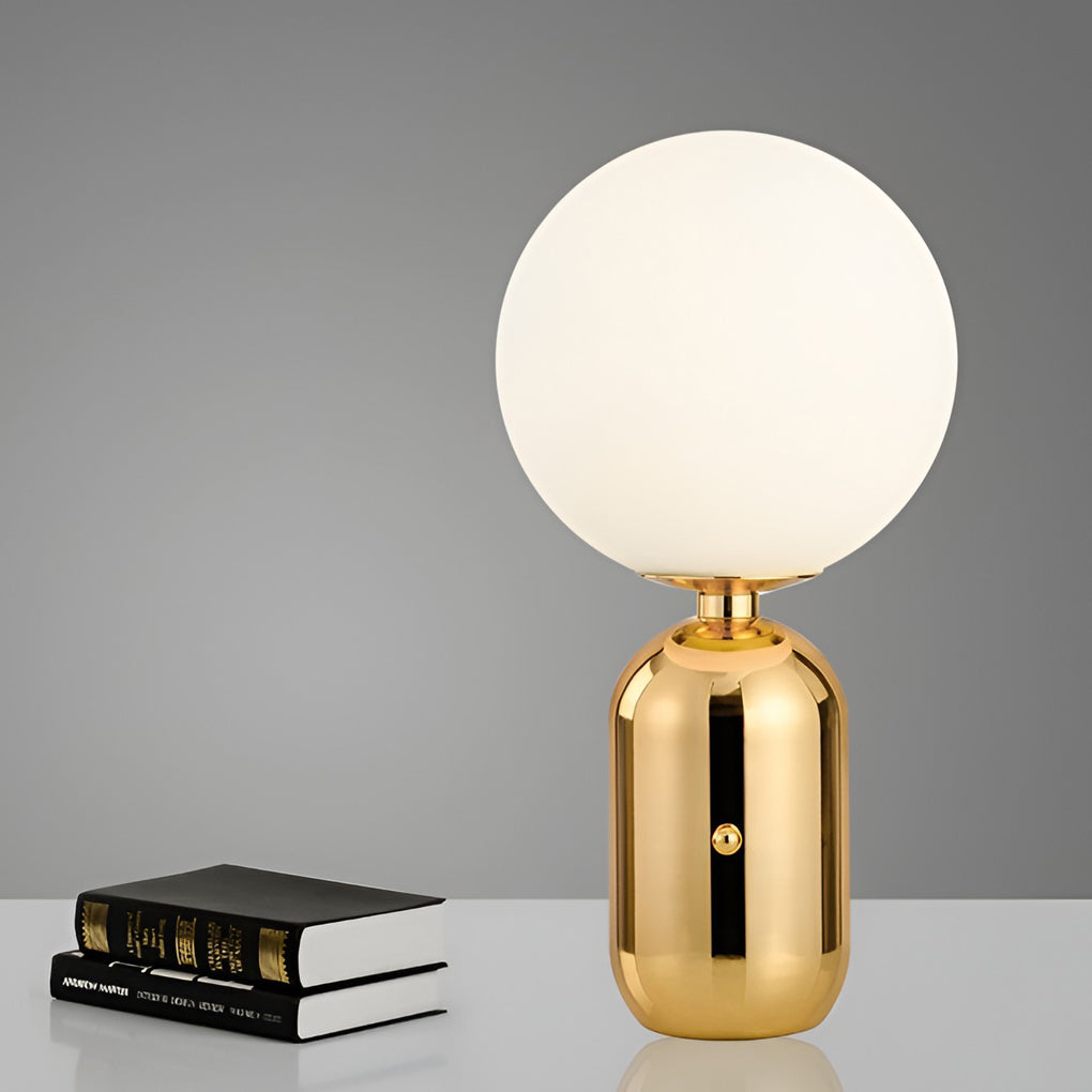 Modern Glass LED Accent Table Lamp - Global Design, Stylish Lighting, Home Decor, Contemporary Table Light, Bright LED Illumination, Unique Glass Fixture