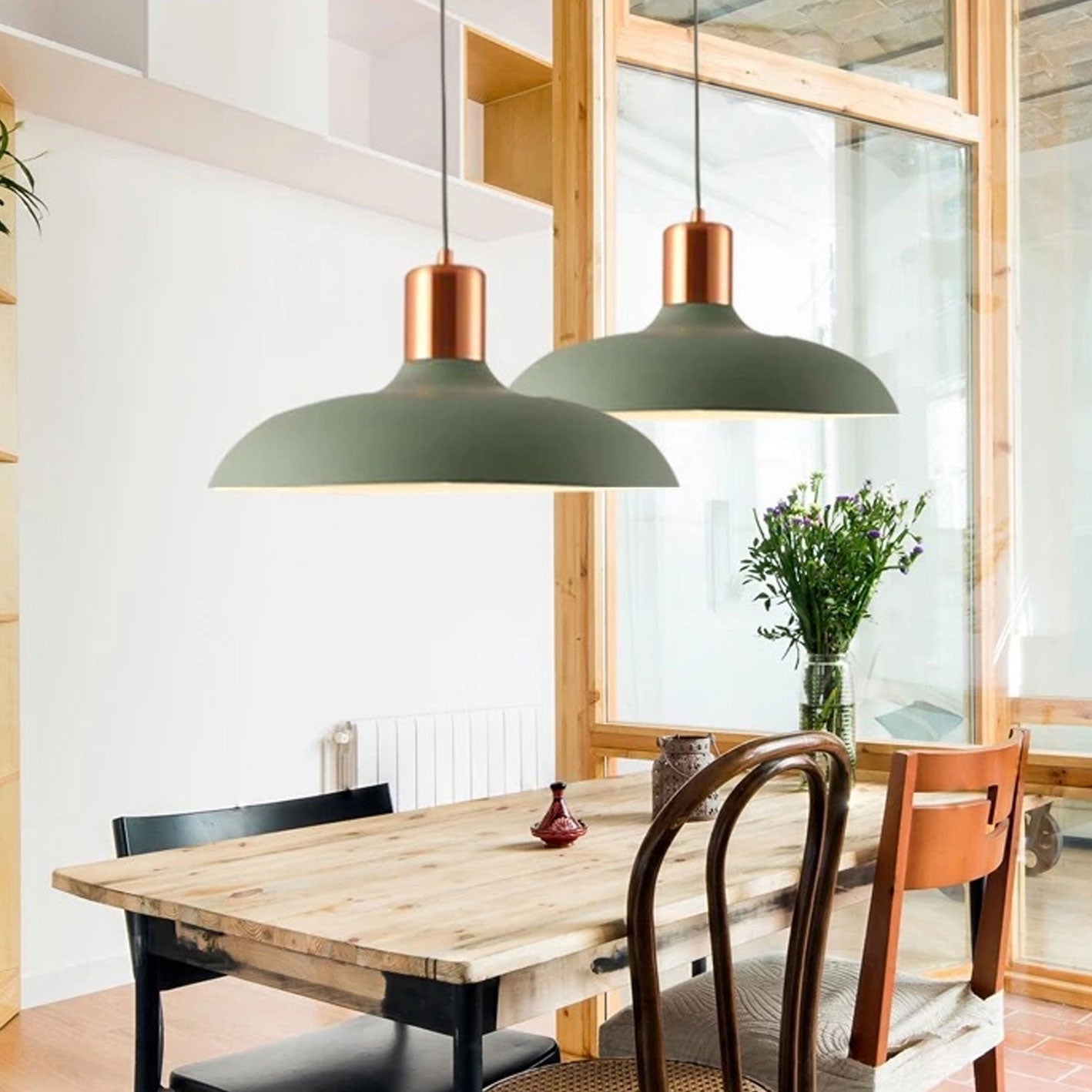 Nordic Creative Macaron Pendant Light - 1-Light Modern Design, Minimalist Ceiling Fixture, Colorful Lighting for Home Décor