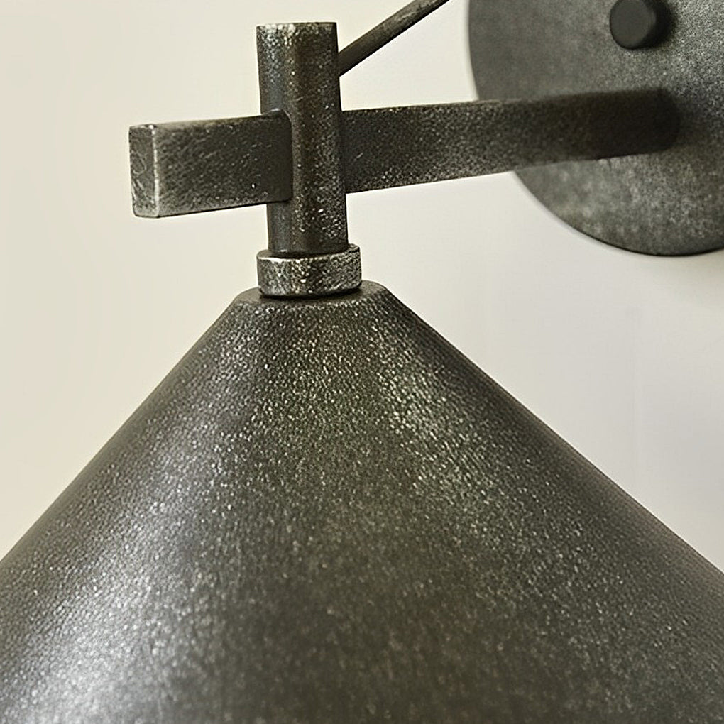 Conical Retro American Outdoor Waterproof Wall Sconce Light 

Illuminate your outdoor spaces with this stylish conical wall sconce. Designed in a classic American retro style, this waterproof lighting fixture is perfect for patios, gardens, and entryways.