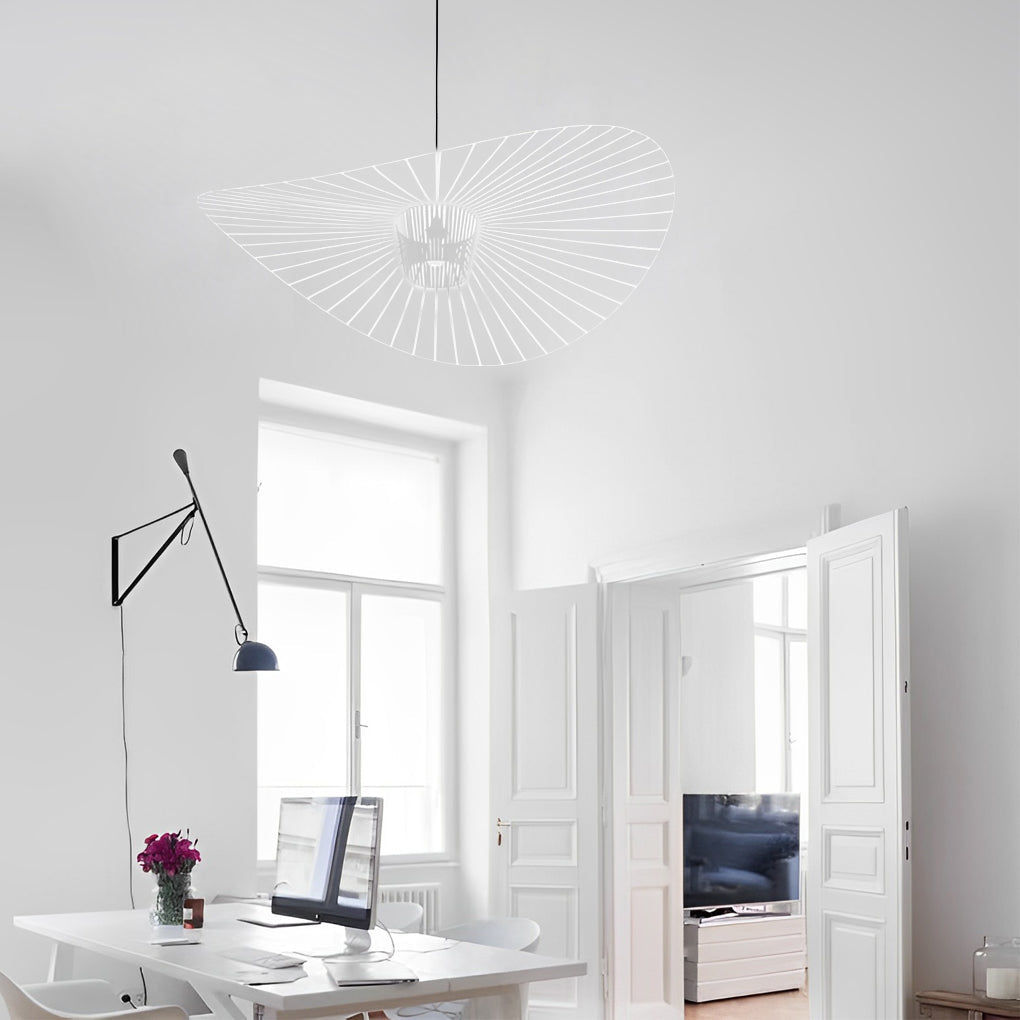 French Nordic Chandelier Pendant Light Fixture - Creative Fabric Hat Design