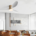 52 Inch LED Dimmable Modern Ceiling Fan with Remote - Silent 3 Blade Design