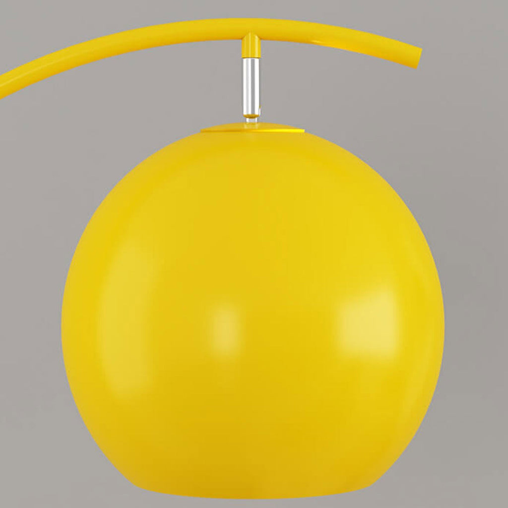 Nordic Minimalist Curved Line Floor Lamp - 1-Light Dome Design