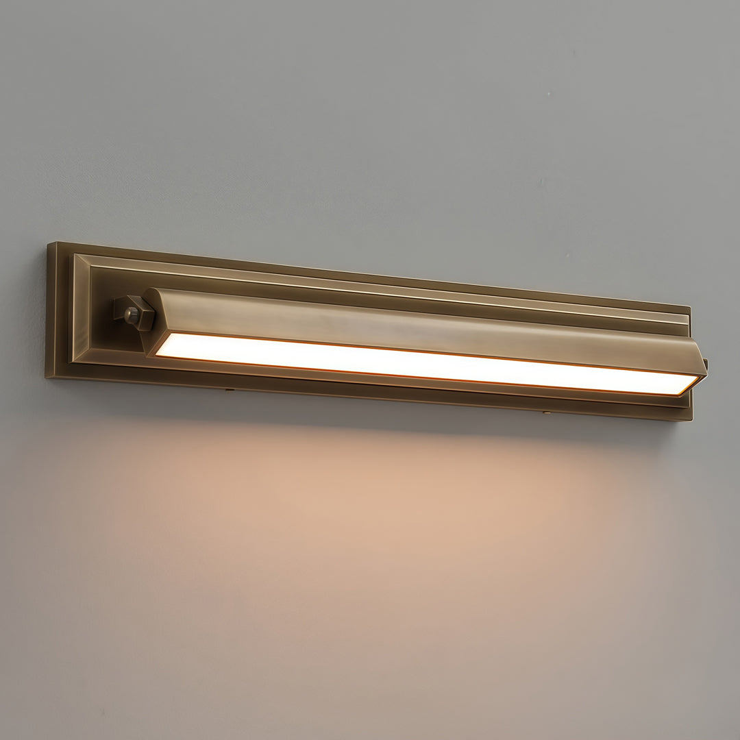 Vintage Solid Copper Picture Light Adjustable Wall Mount Art Lamp Decorative Lighting Home Gallery Museum Lighting Interior Design Accent Fixture Elegant Lighting Solution for Artwork Illumination Unique Antique Style Lighting for Paintings Framed Photos