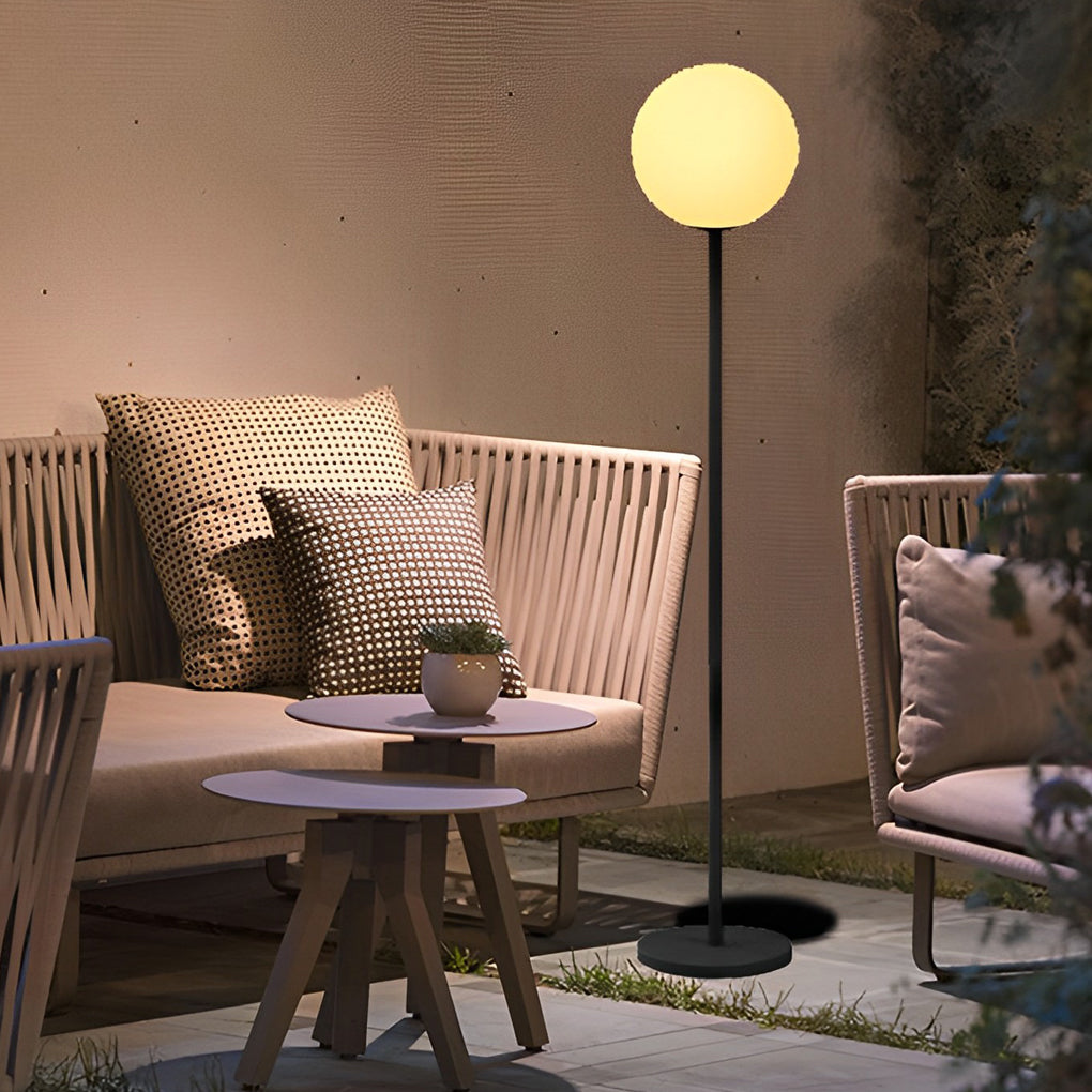 App Control RGB LED Globe Floor Lamp - 16 Colors, Smart Home Lighting, Dimmable Mood Light