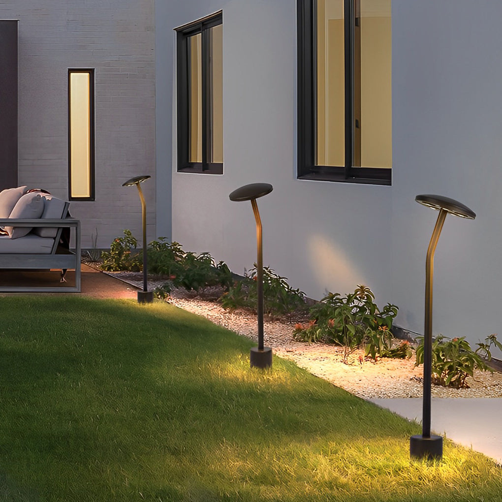 Charming Mushroom-Shaped LED Lawn Light - Stylish Pathway Lighting for Garden & Landscape