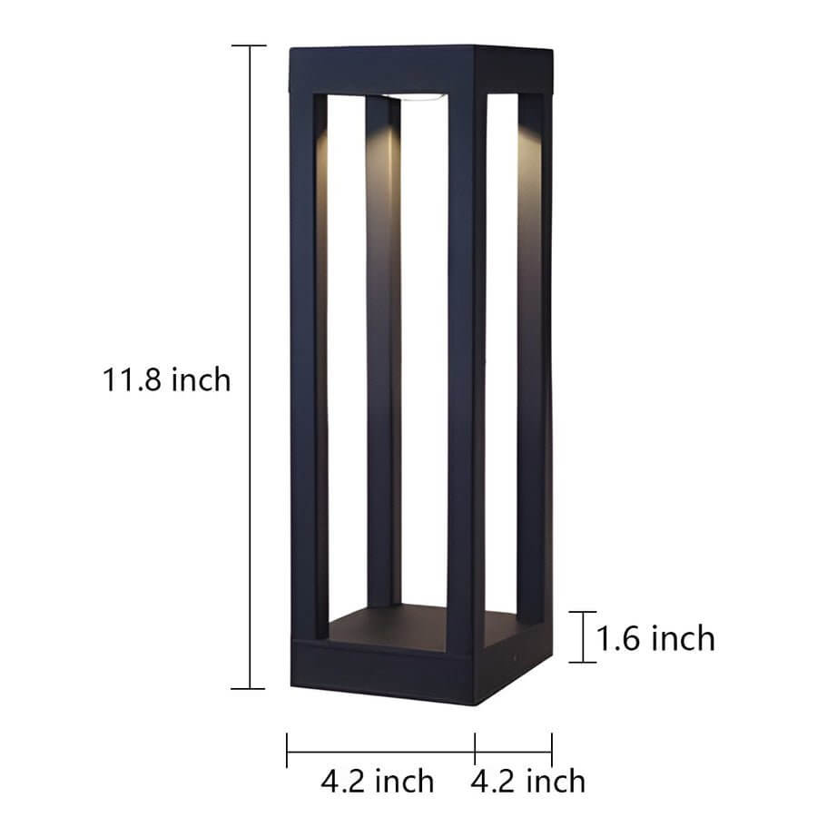 7W Waterproof LED 4-Beam Landscape Pathway Lights for Garden Lighting