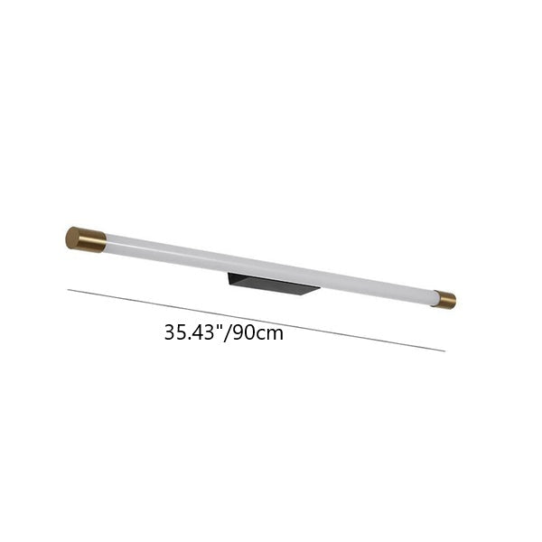 Modern Minimalist LED Wall Sconce - Thin Tube Aluminum Lamp for Living Room