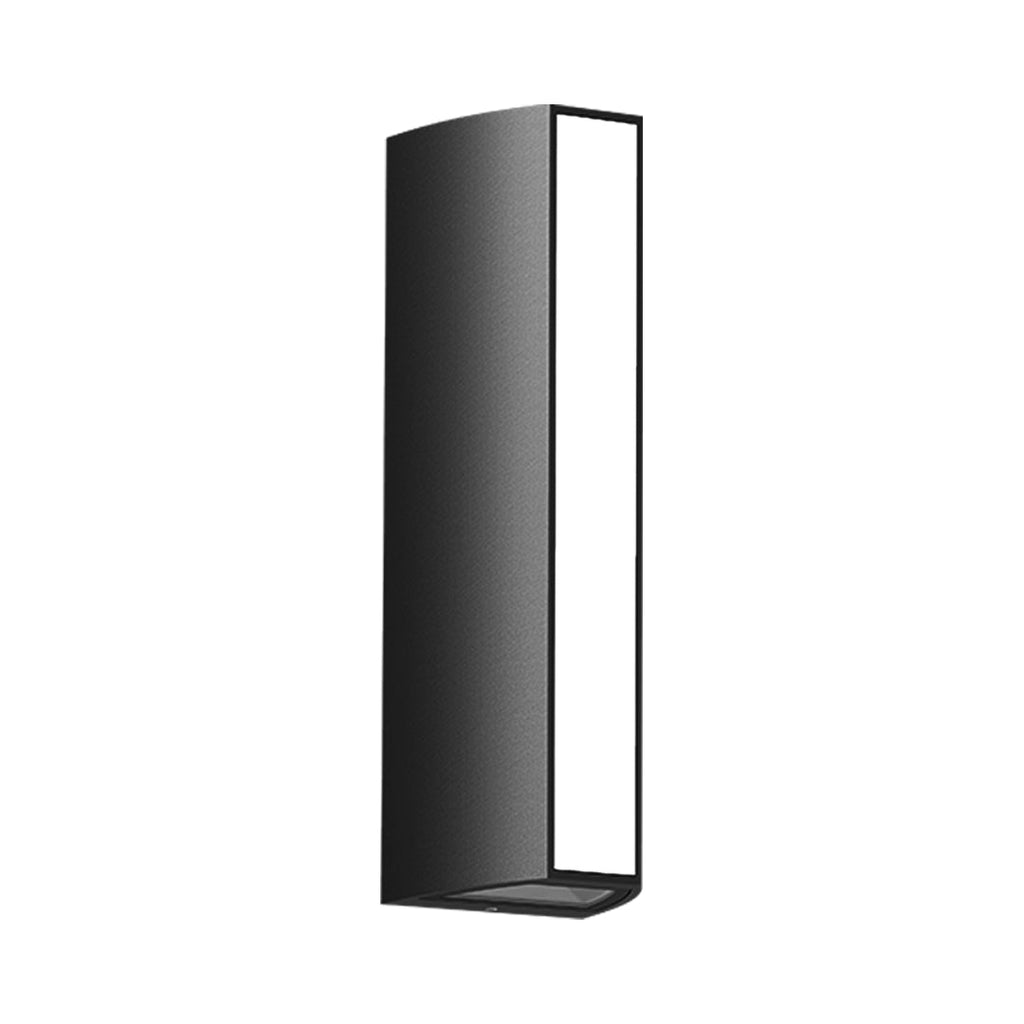 Black Outdoor Wall Sconce Modern Waterproof Strip Light