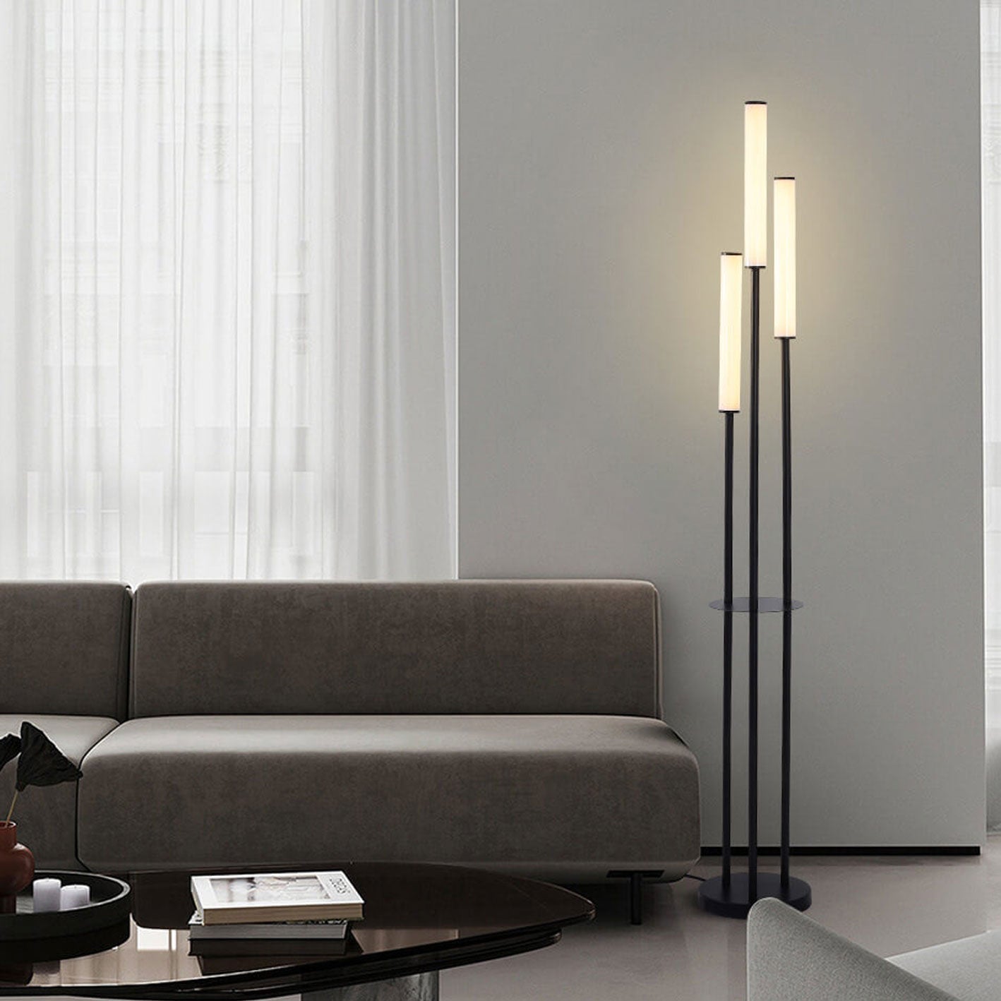 Modern Minimalist 3-Light LED Floor Lamp - Standing Bar Design 

Illuminate your space with this sleek, modern minimalist 3-light LED standing floor lamp. Perfect for contemporary decor, its innovative bar design offers adjustable lighting to enhance any