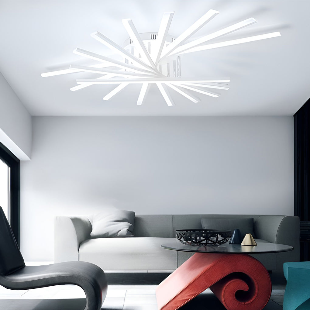 Stepless Dimming LED Nordic Ceiling Light Chandelier