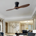 2 Blades 18W LED Dimmable Ceiling Fan with Remote - Modern Mute Design