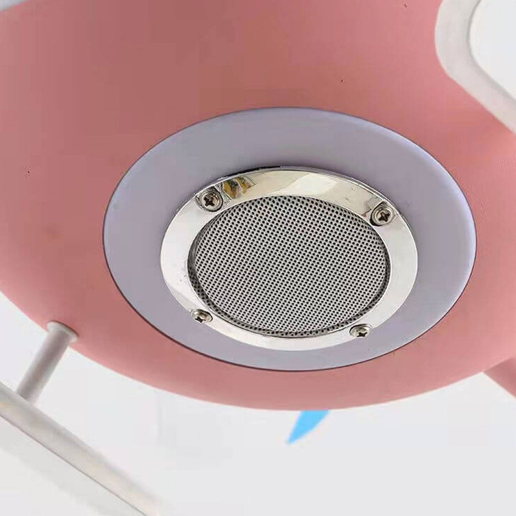 Cartoon Aircraft Ceiling Fan Light with LED Downrods - Unique Home Decor, Kids Room Lighting, Aviation Style Fans, Energy-Efficient Illumination