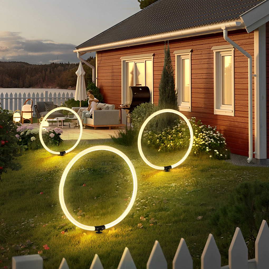 Sleek Waterproof LED Lawn Lamp - Modern Landscape Lighting
