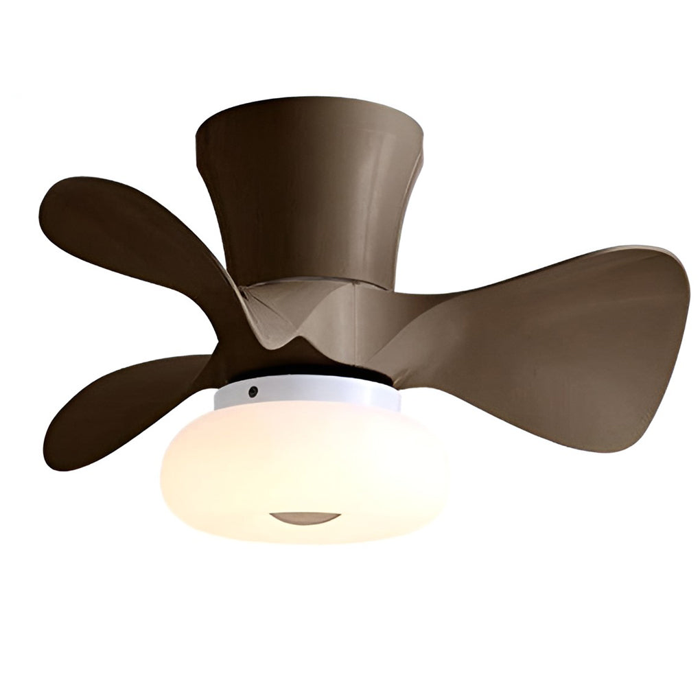 Macaron Ceiling Fan with LED Light - Modern Home Decor, Stylish Ceiling Fan, Energy-Efficient Lighting, Ceiling Fan for Living Room