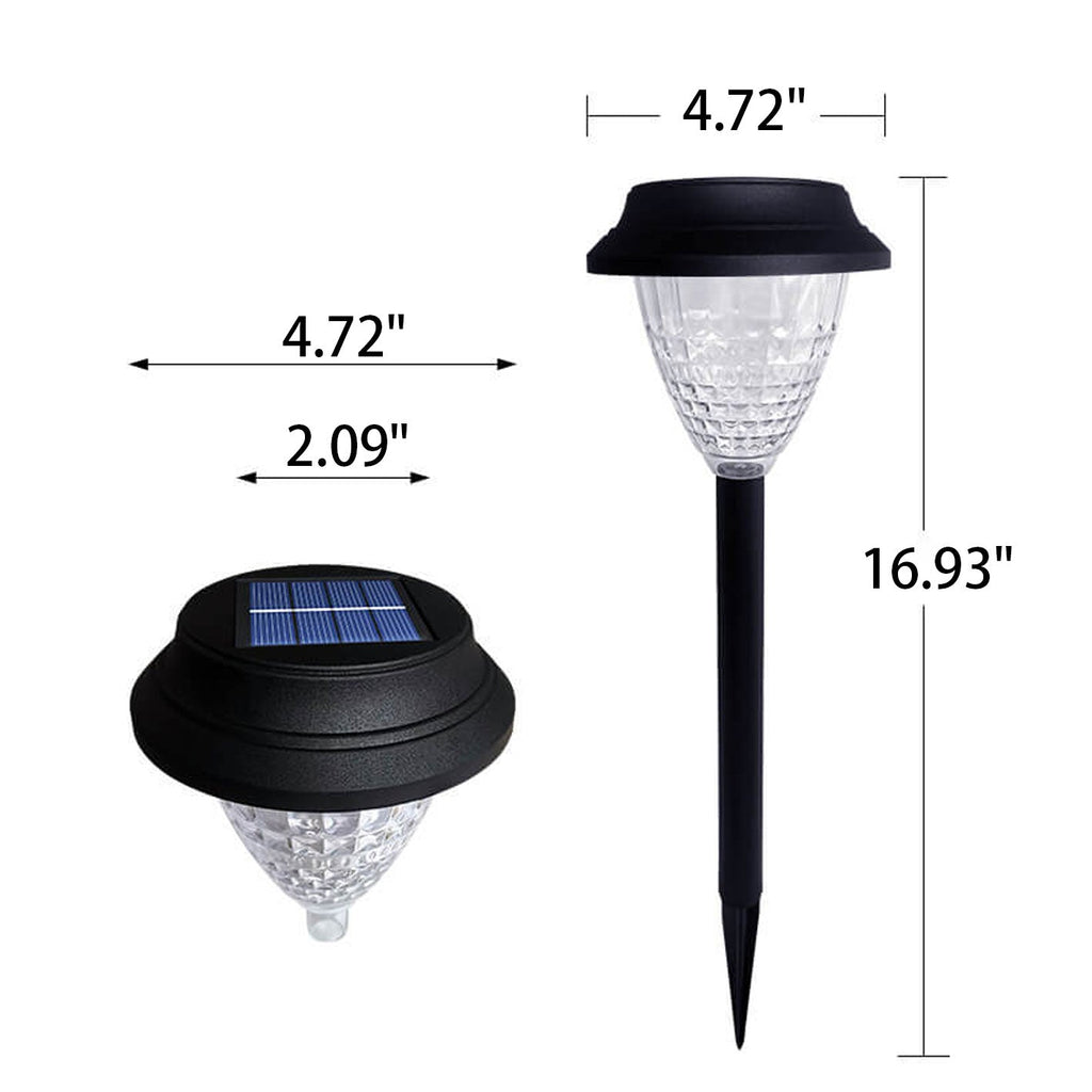 Solar Waterproof Circular Divergent LED Garden Light - Outdoor Decorative Lighting