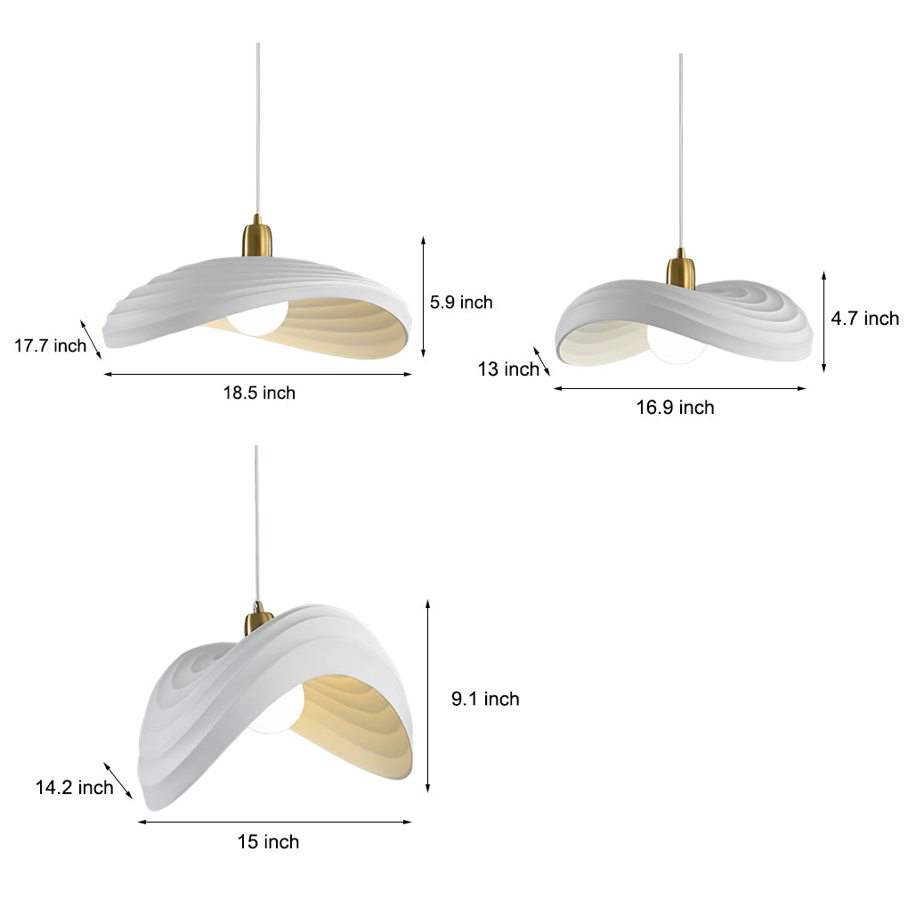 Wabi-Sabi Nordic Resin Art Chandelier Light