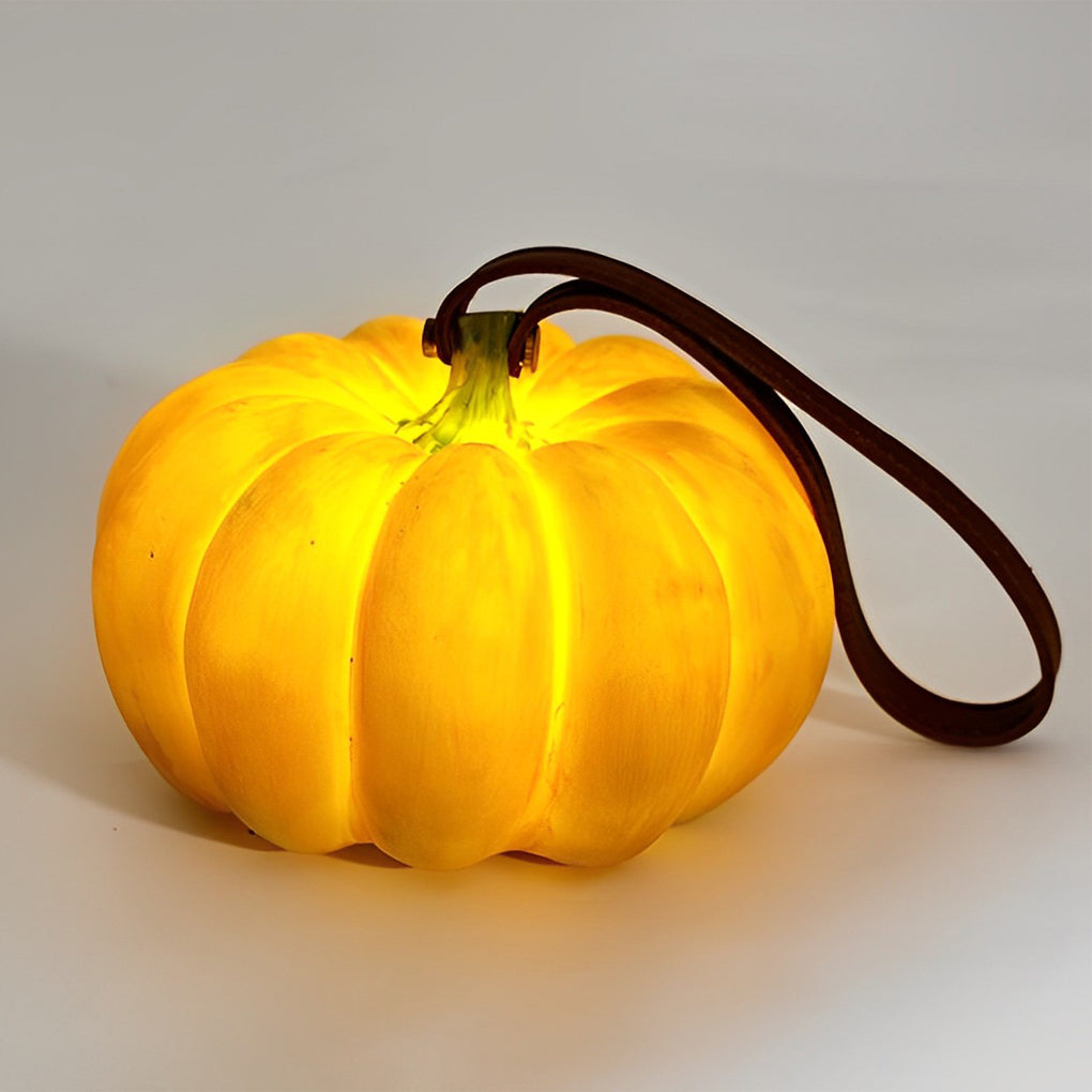 Portable Waterproof LED Pumpkin Light - USB Rechargeable Outdoor Decoration