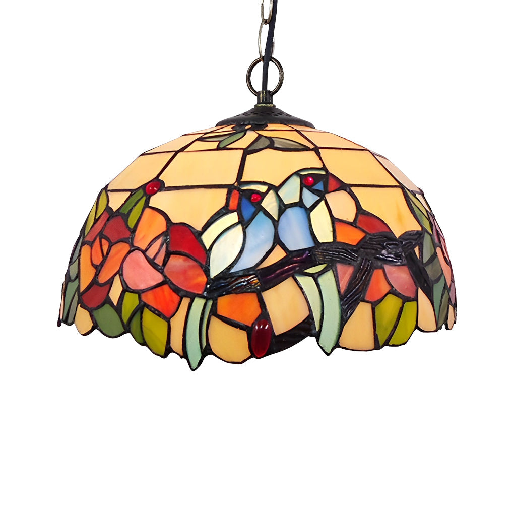 Handmade Baroque Colorful Glass Chandelier Lamp – European Style Lighting Fixture