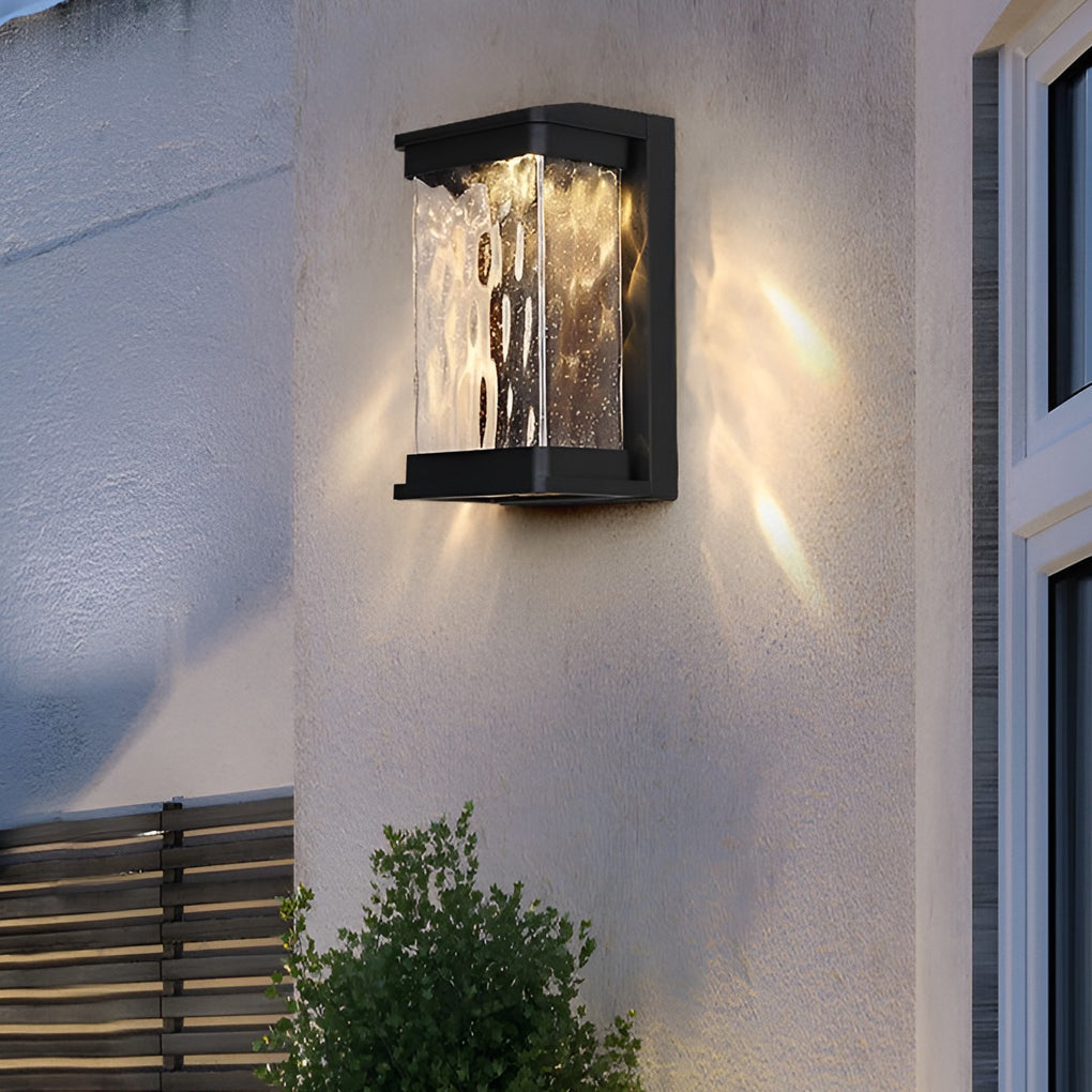 Waterproof Modern Black Outdoor LED Wall Sconce Lighting