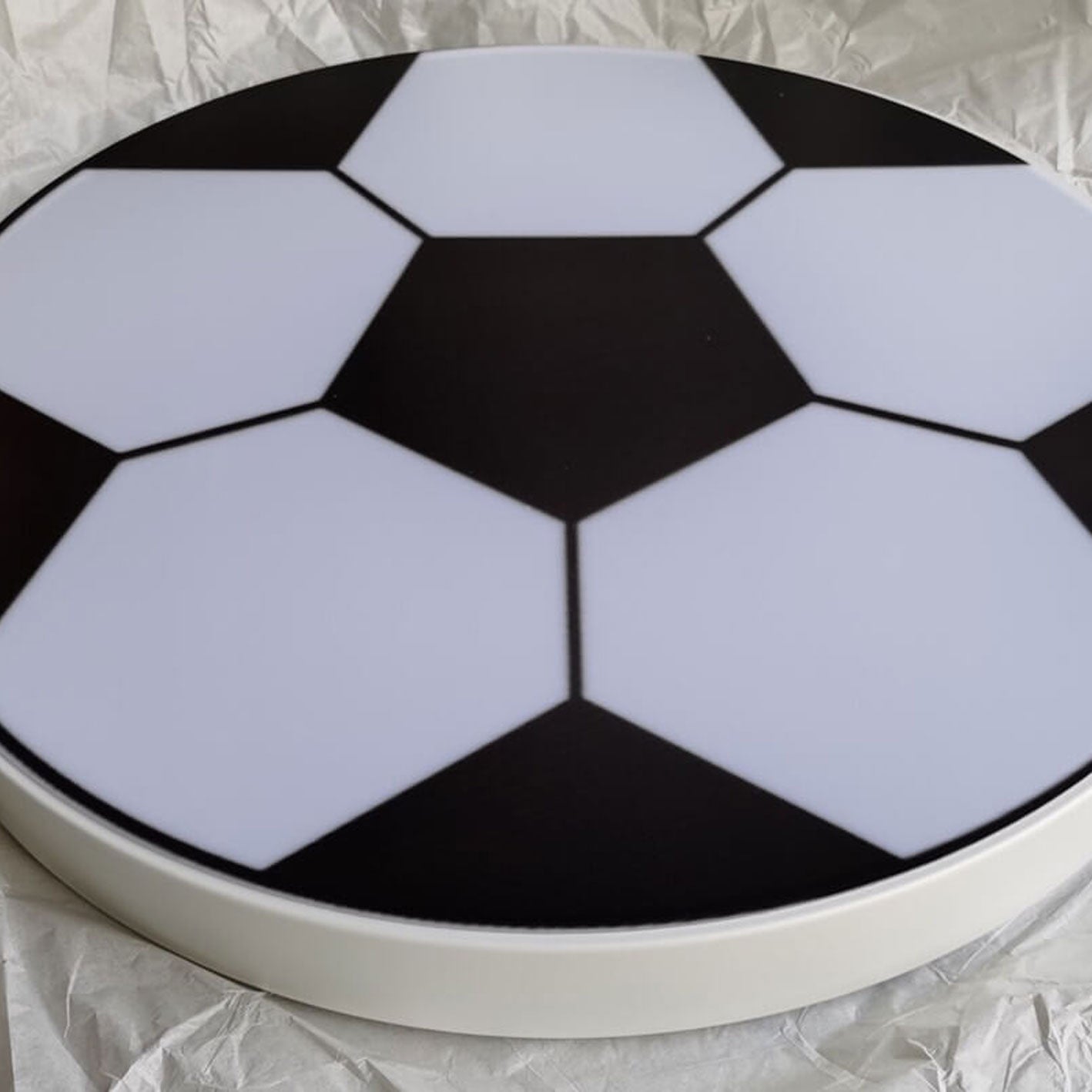 Cartoon Football LED Kids Flush Mount Ceiling Light