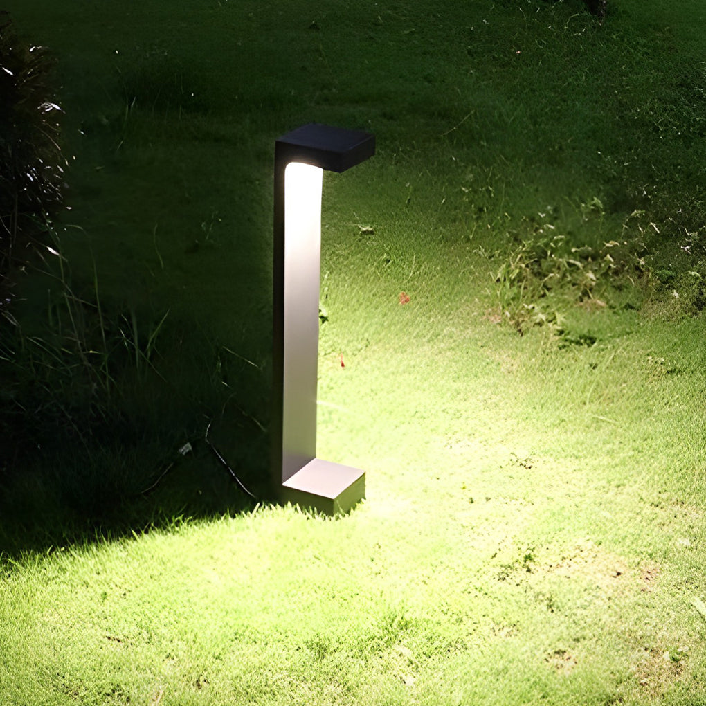Contemporary Rectangular COB Pathway Lights - Waterproof Outdoor Garden Illumination