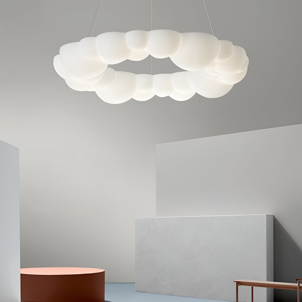 Creative Bubble Cloud LED Ceiling Light - Stepless Dimming Nordic Design