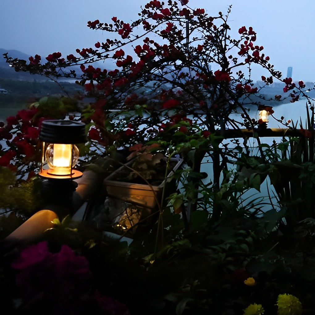 Retro Portable Waterproof LED Solar Outdoor Lights