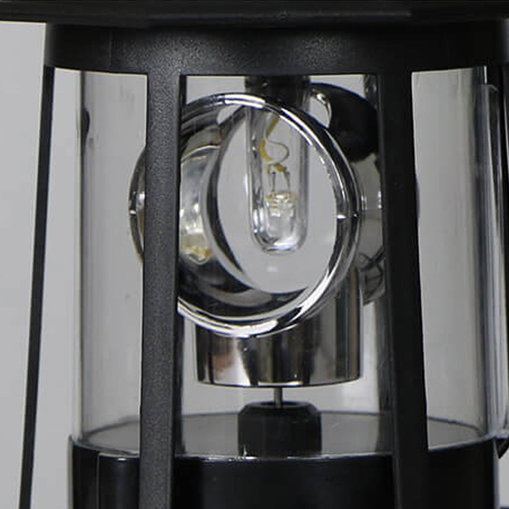 Solar Rotating Tower LED Garden Light - Creative Resin Landscape Decoration
