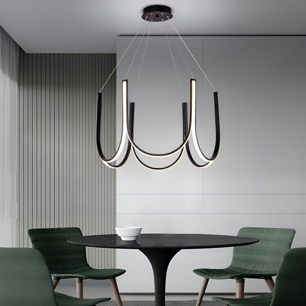 Minimalist LED Dimming Nordic Chandelier Ceiling Lamp