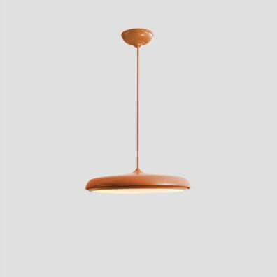 Nordic Macaron Flying Saucer Metal LED Pendant Light - Modern Ceiling Fixture, Stylish Home Decor, Energy-Efficient Lighting, Contemporary Design, Elegant LED Lamp